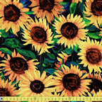 Timeless Treasures - Painted Sunflower - Sewing and Dressmaking Fabric