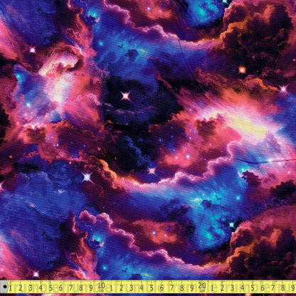 Timeless Treasures - Spaced Out Galaxy Starburst - Galaxy - Sewing and Dressmaking Fabric