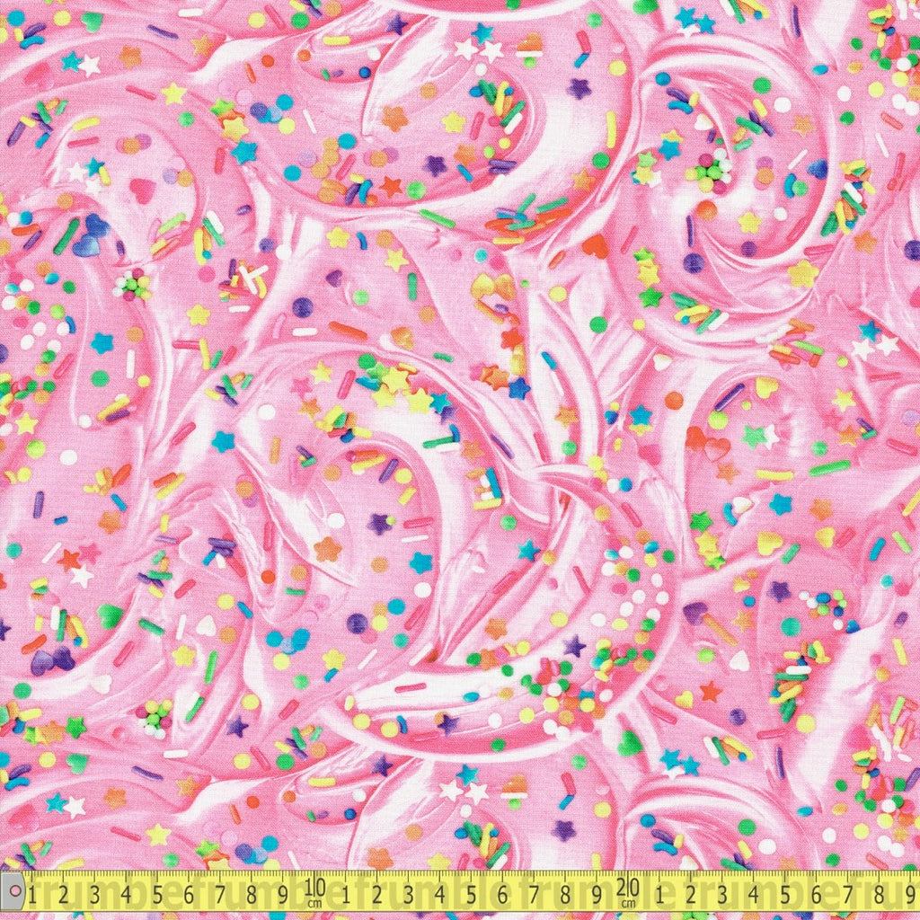 Timeless Treasures - Sweet Frosting - Pink - Sewing and Dressmaking Fabric