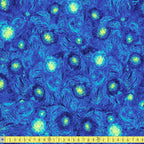 Timeless Treasures - Swirling Texture Sky - Starry - Sewing and Dressmaking Fabric