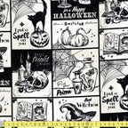 Timeless Treasures - Wicked Patch - Cream - Sewing and Dressmaking Fabric