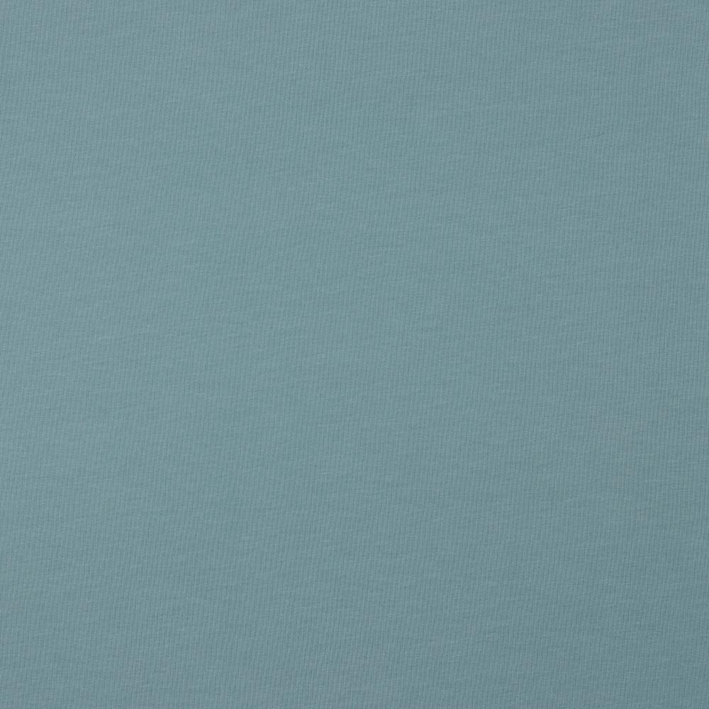 Remnant of Organic Jersey Solids - GOTS Cotton Knit - Dusty Aqua (92cm)