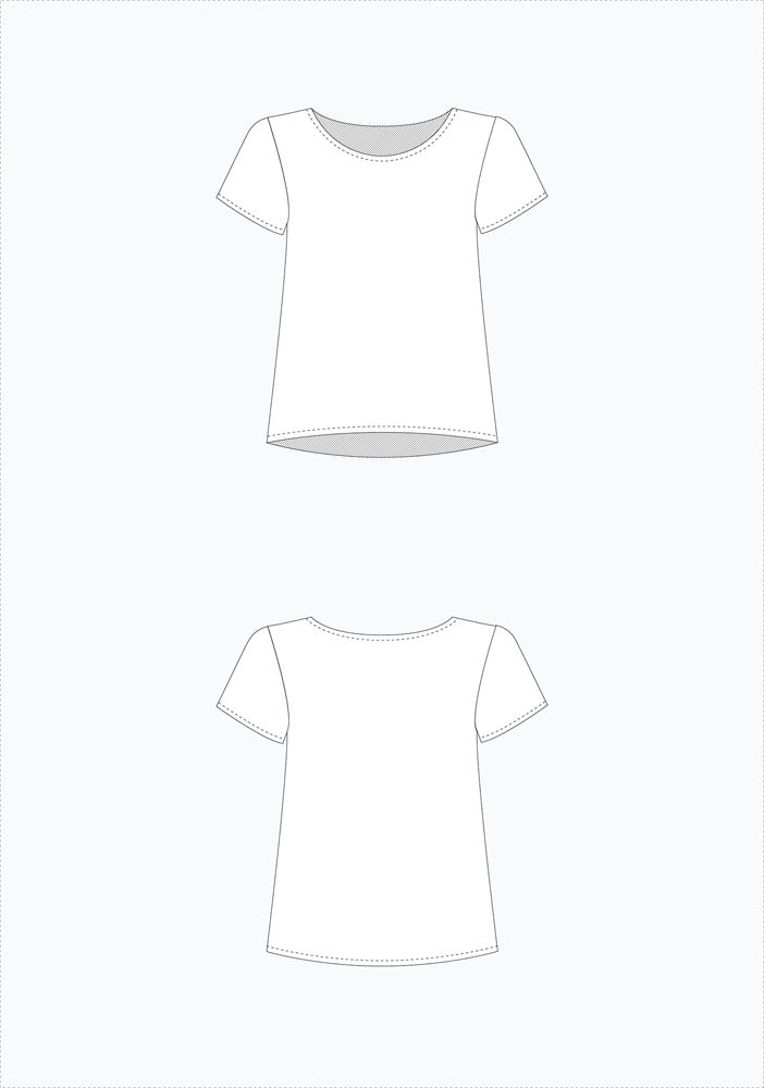 Grainline Studio - Scout Tee - Frumble Fabrics