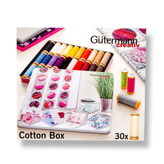 Gutermann Creativ Cotton Box with 30 Reels