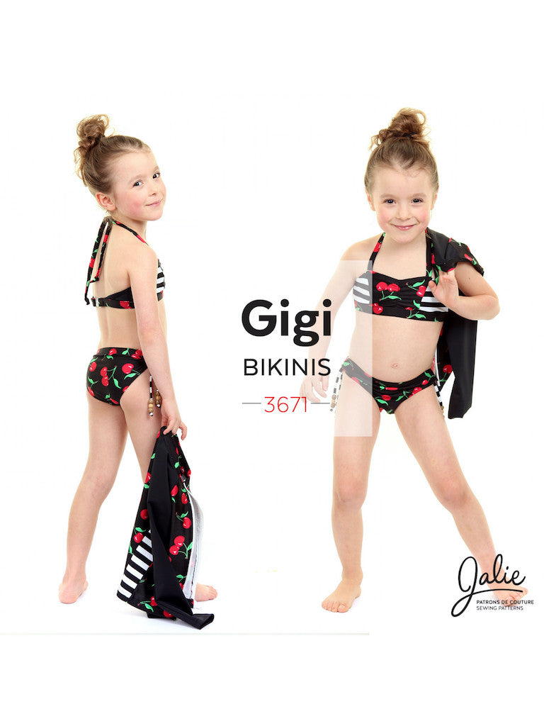 Gigi Bikini - Jalie Sewing Pattern - Frumble Fabrics
