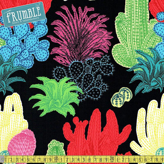 Desert Floor Black Multi - Frumble Fabrics