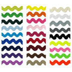 Small 8mm Ric Rac Trim  - 25m Roll