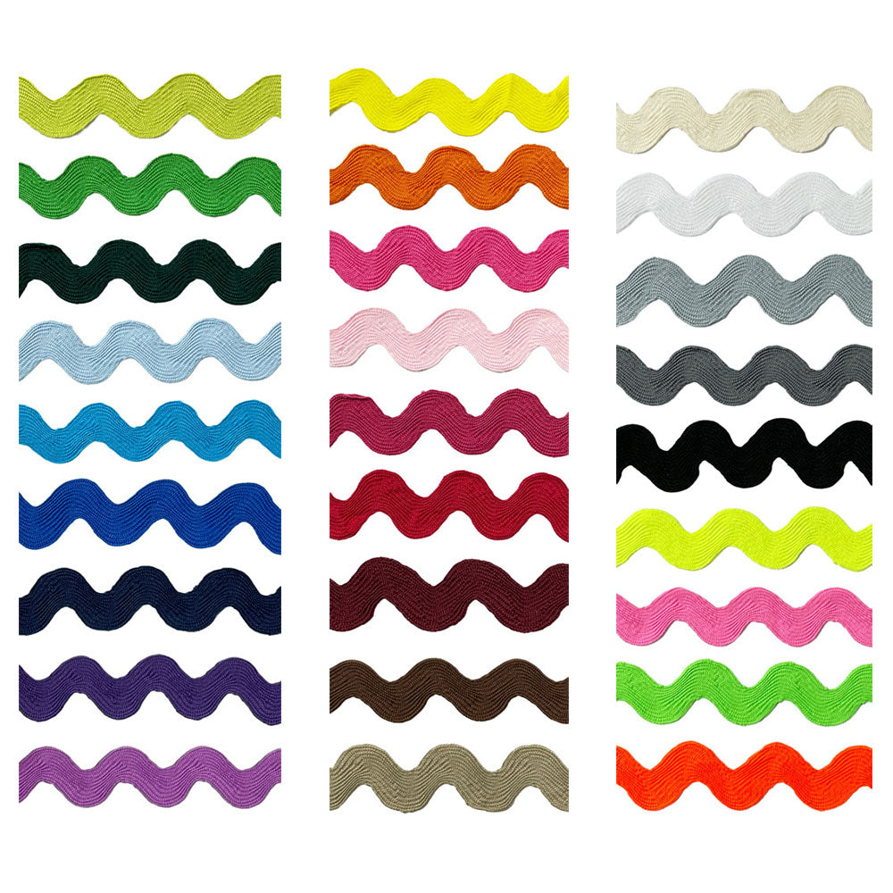 Ric Rac Pattern Svg Medium 15mm Ric Rac Trim - 25m Roll – Frumble Fabrics
