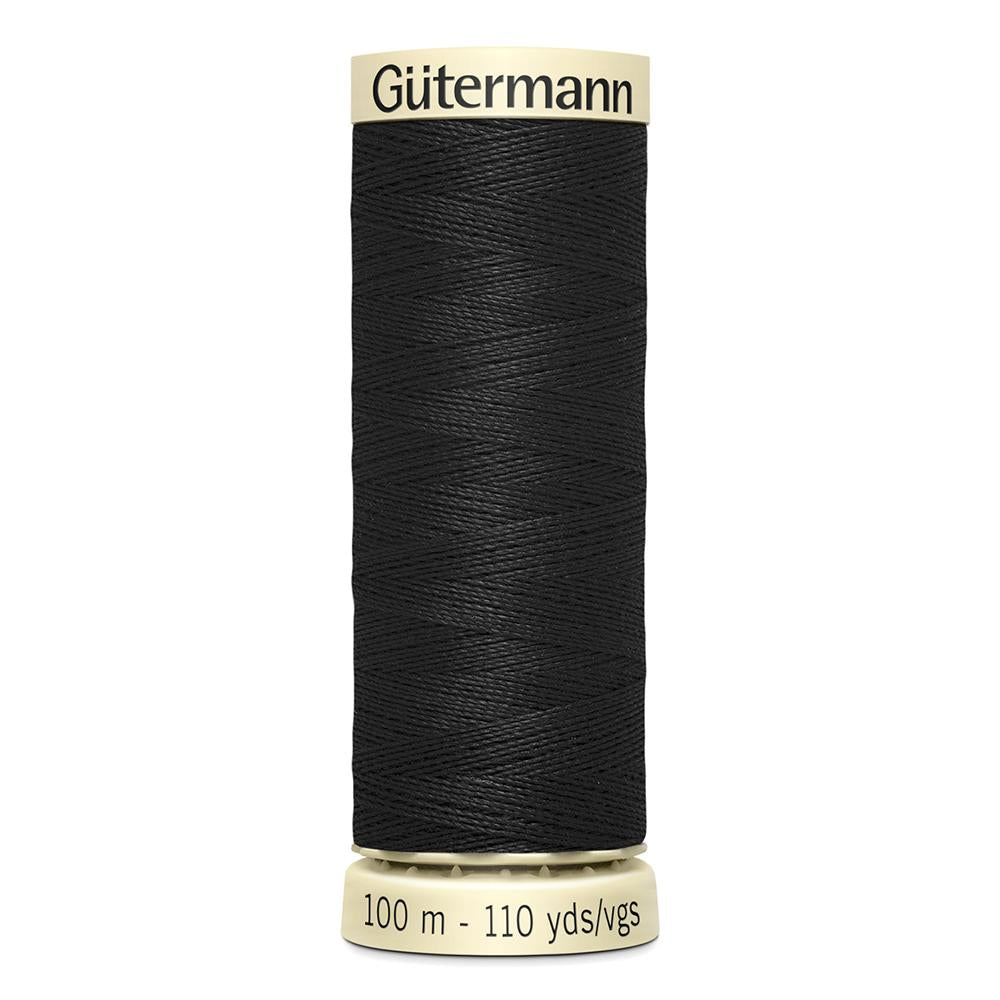 Sew All Thread 100m Reel - Colour 000 Black - Gutermann Sewing Thread