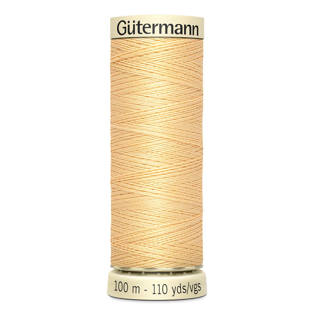 Sew All Thread 100m Reel - Colour 003 Yellow - Gutermann Sewing Thread