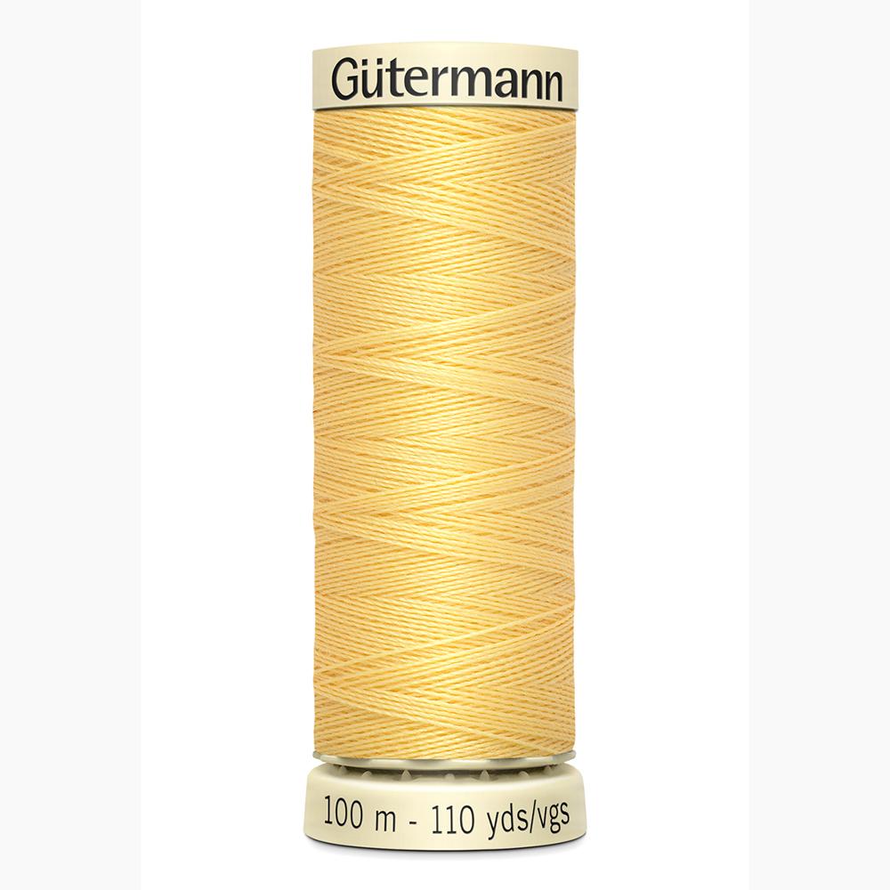 Sew All Thread 100m Reel - Colour 007 Yellow - Gutermann Sewing Thread