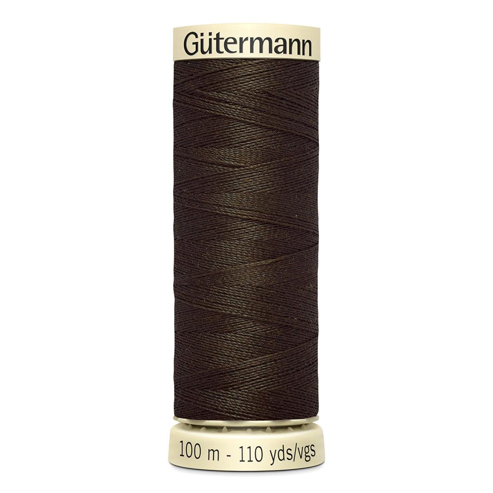 Sew All Thread 100m Reel - Colour 021 Brown - Gutermann Sewing Thread