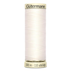 Sew All Thread 100m Reel - Colour 111 Ivory White - Gutermann Sewing Thread