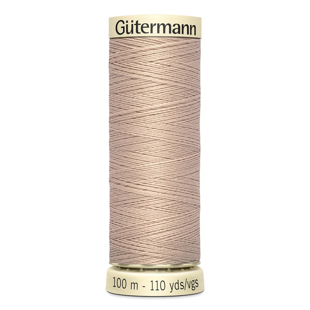 Sew All Thread 100m Reel - Colour 121 Beige - Gutermann Sewing Thread