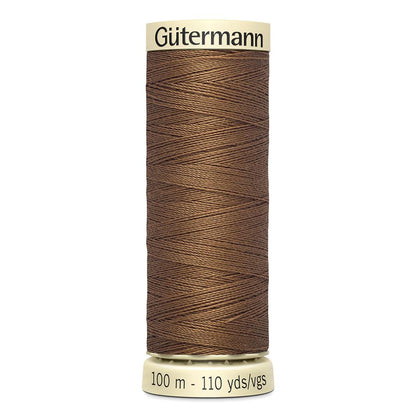 Sew All Thread 100m Reel - Colour 124 Medium Brown - Gutermann Sewing Thread