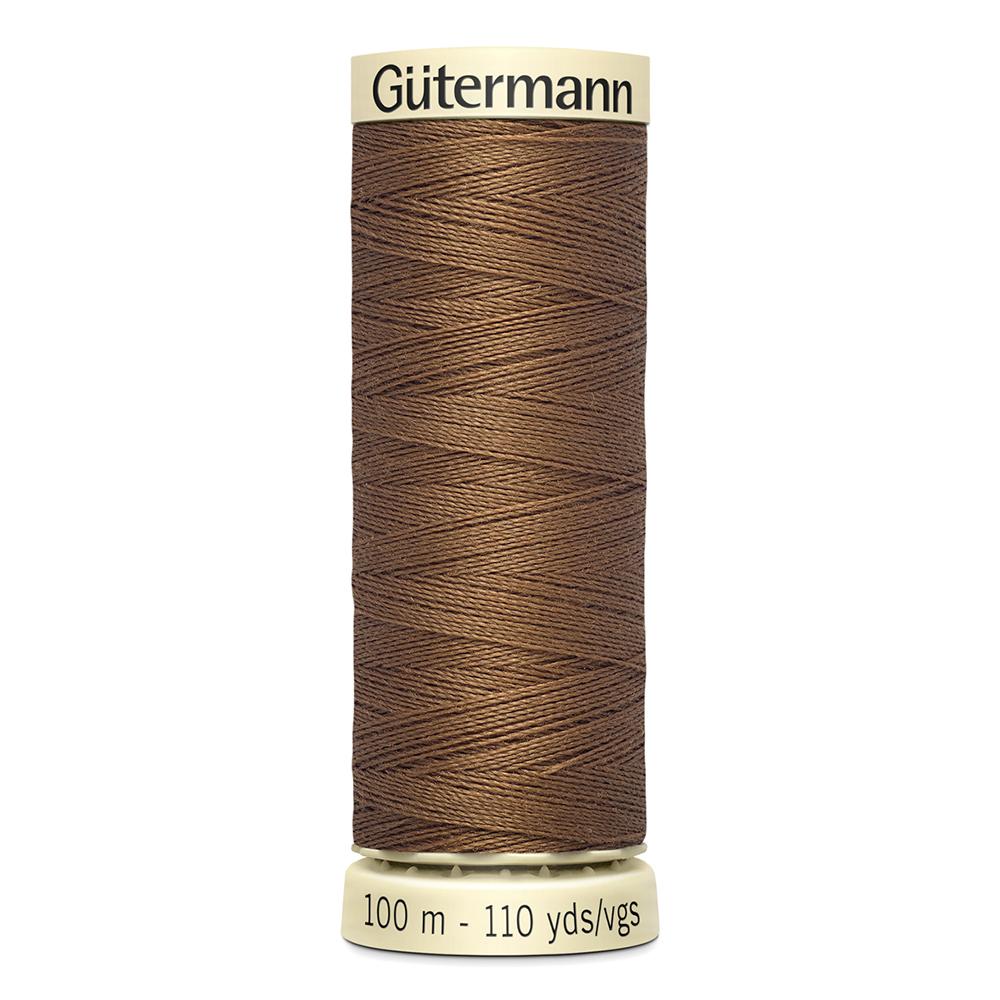 Sew All Thread 100m Reel - Colour 124 Medium Brown - Gutermann Sewing Thread