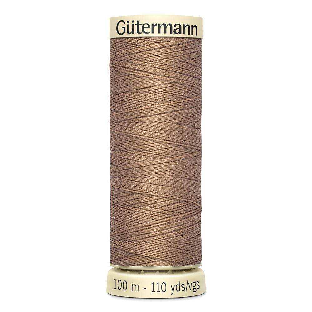 Sew All Thread 100m Reel - Colour 139 Tan Brown - Gutermann Sewing Thread