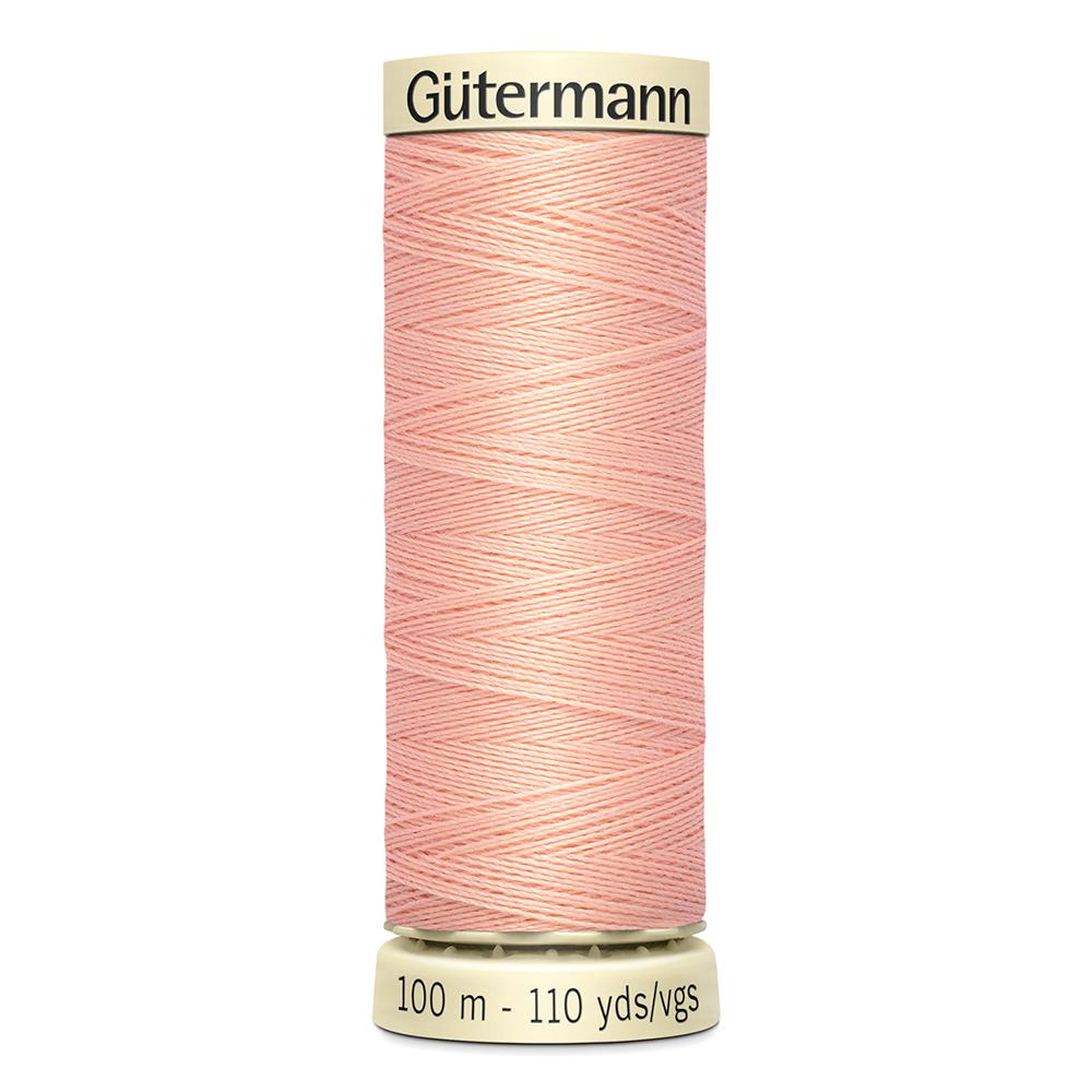 Sew All Thread 100m Reel - Colour 165 Peach Pink - Gutermann Sewing Thread