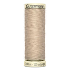 Sew All Thread 100m Reel - Colour 198 Beige - Gutermann Sewing Thread