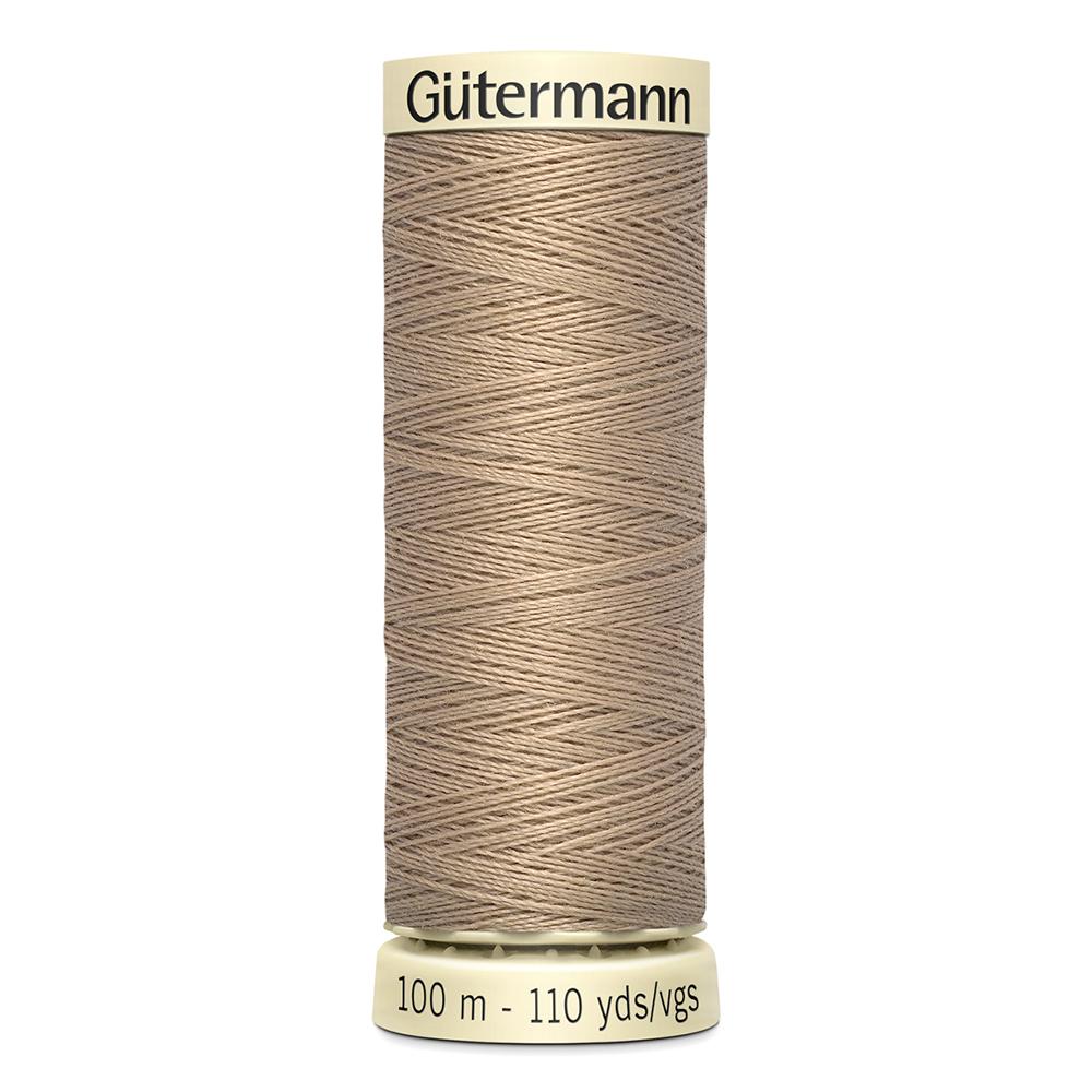 Sew All Thread 100m Reel - Colour 215 Beige Tan - Gutermann Sewing Thread