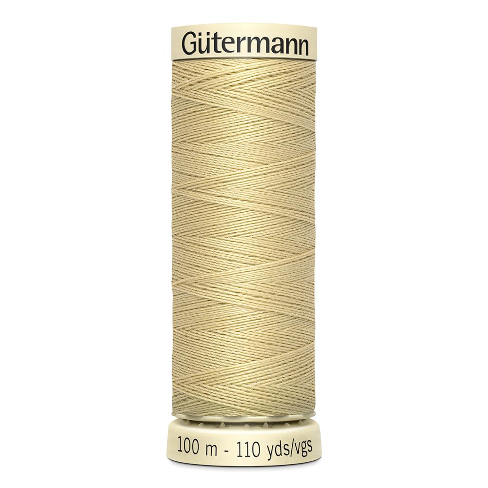 Sew All Thread 100m Reel - Colour 249 Yellow - Gutermann Sewing Thread