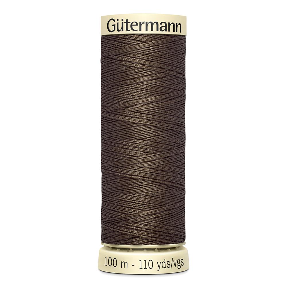 Sew All Thread 100m Reel - Colour 252 Brown - Gutermann Sewing Thread