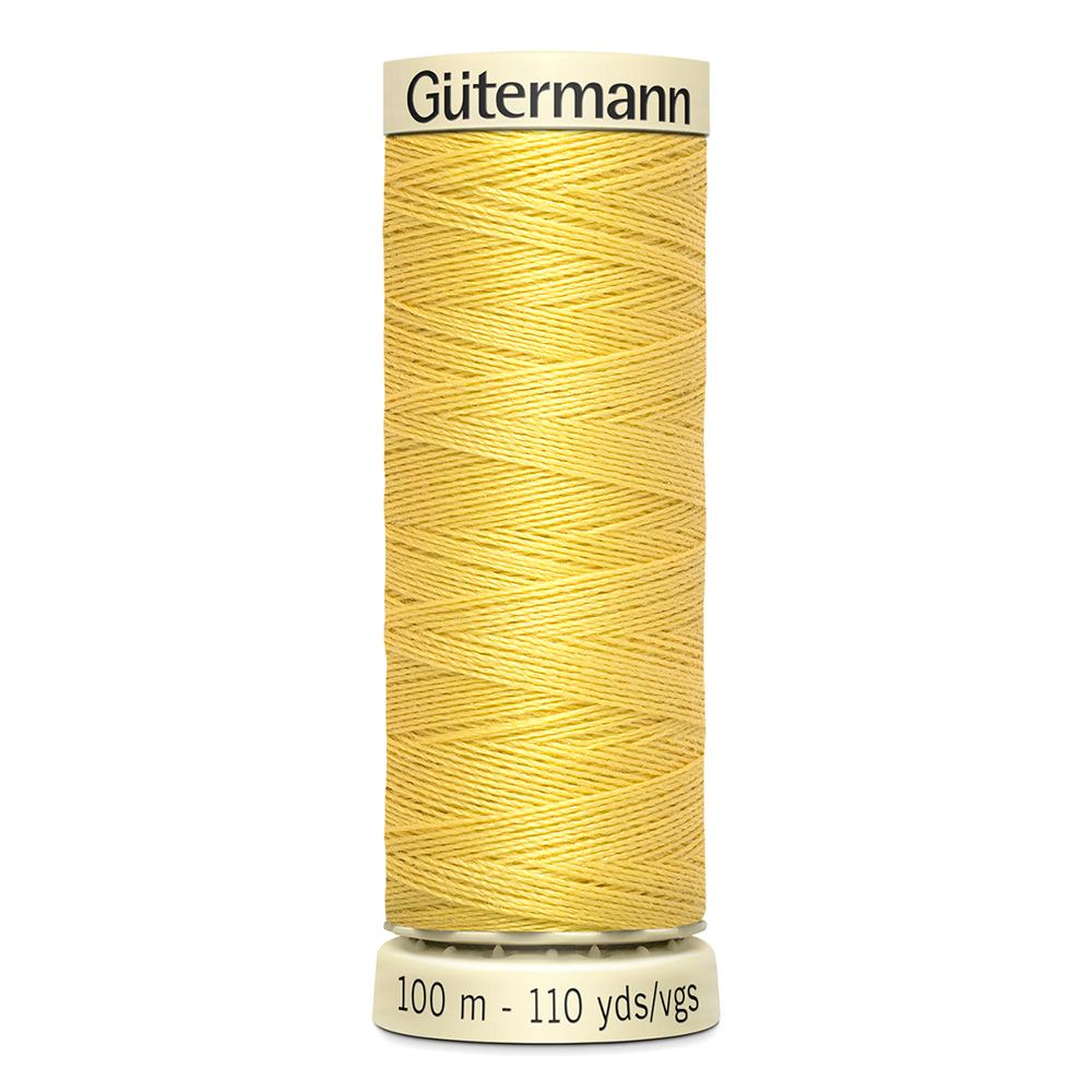Sew All Thread 100m Reel - Colour 327 Yellow - Gutermann Sewing Thread