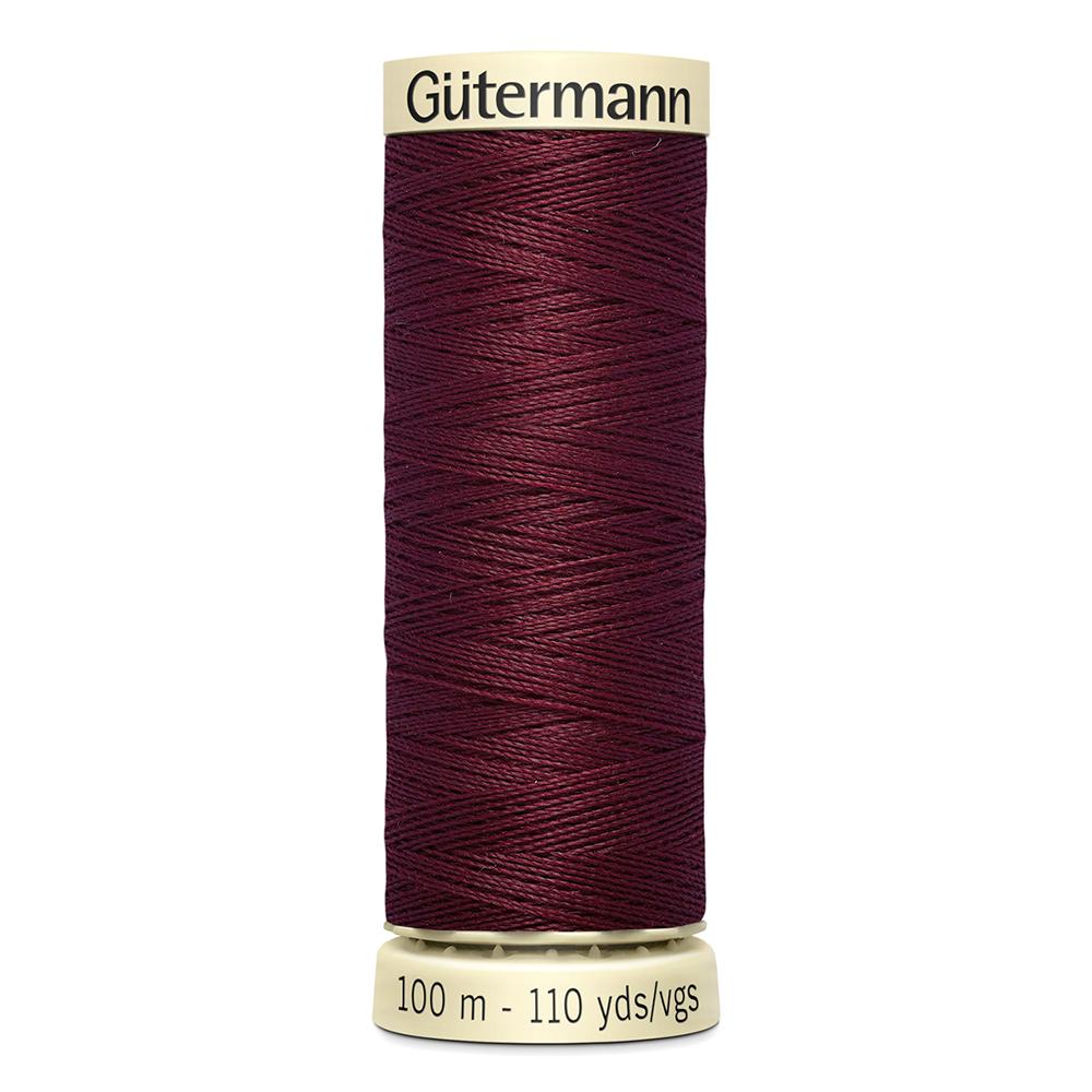 Sew All Thread 100m Reel - Colour 369 Burgundy - Gutermann Sewing Thread
