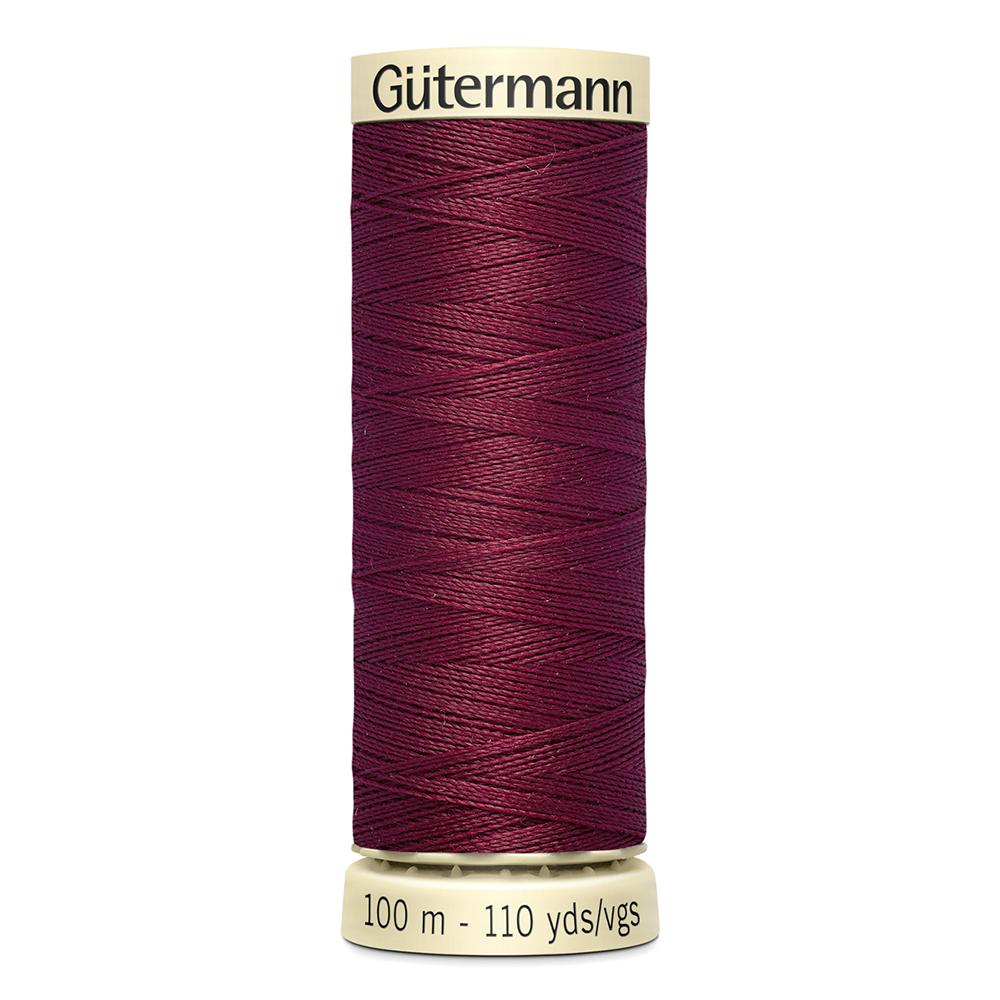 Sew All Thread 100m Reel - Colour 375 Burgundy - Gutermann Sewing Thread