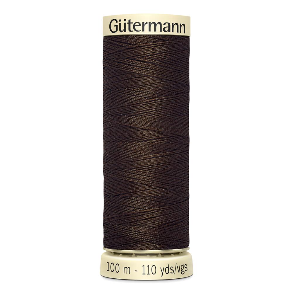 Sew All Thread 100m Reel - Colour 406 Brown - Gutermann Sewing Thread