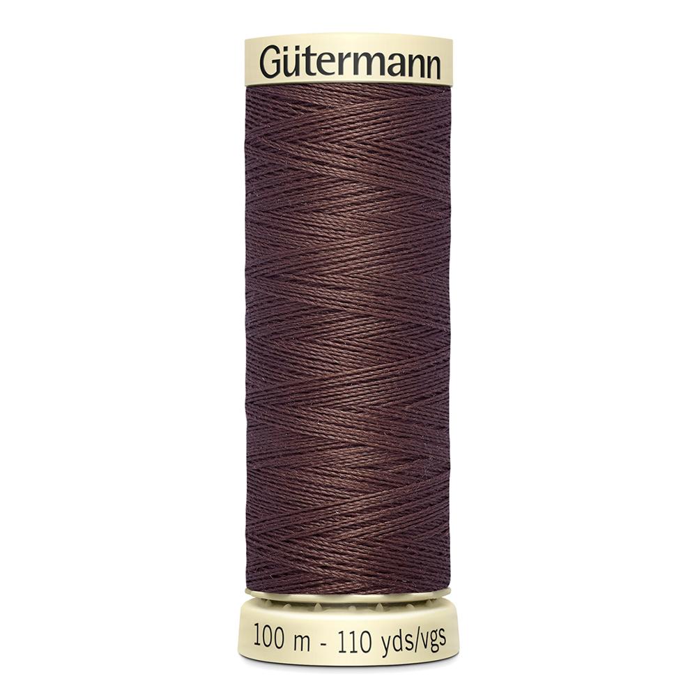 Sew All Thread 100m Reel - Colour 446 Brown - Gutermann Sewing Thread