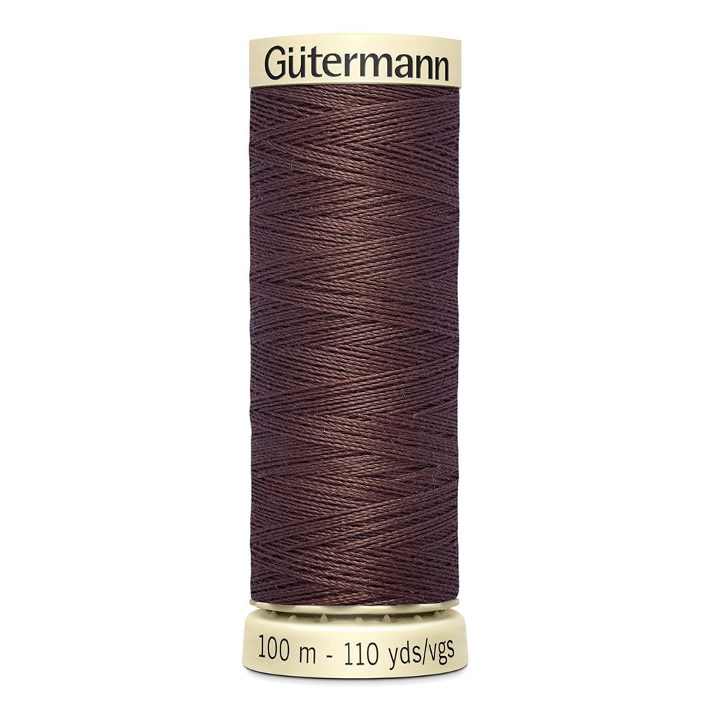 Sew All Thread 100m Reel - Colour 446 Brown - Gutermann Sewing Thread