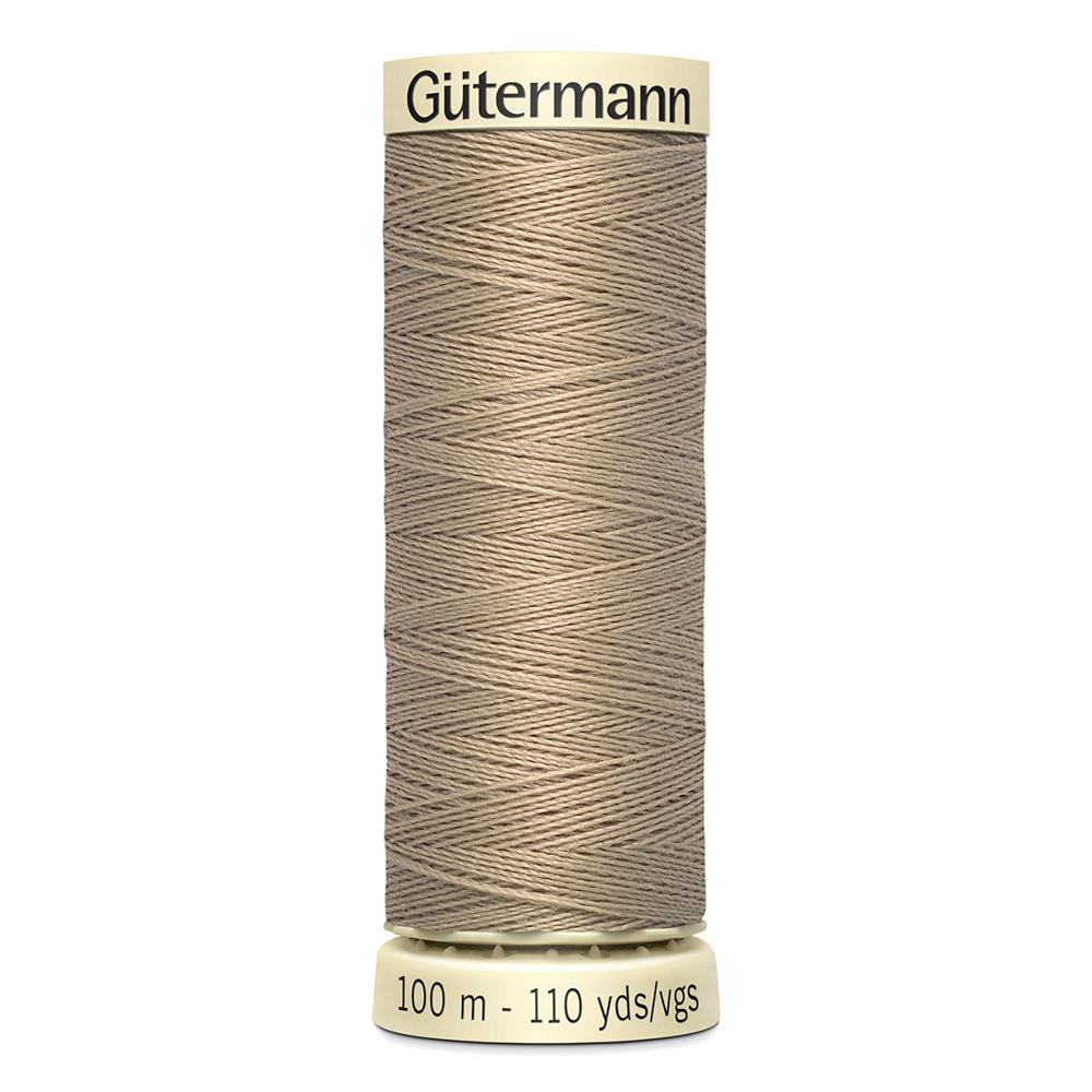 Sew All Thread 100m Reel - Colour 464 Light Brown - Gutermann Sewing Thread