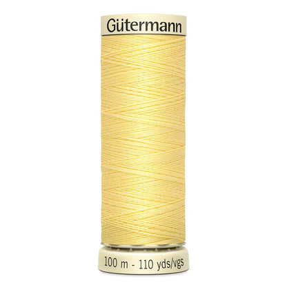 Sew All Thread 100m Reel - Colour 578 Yellow - Gutermann Sewing Thread