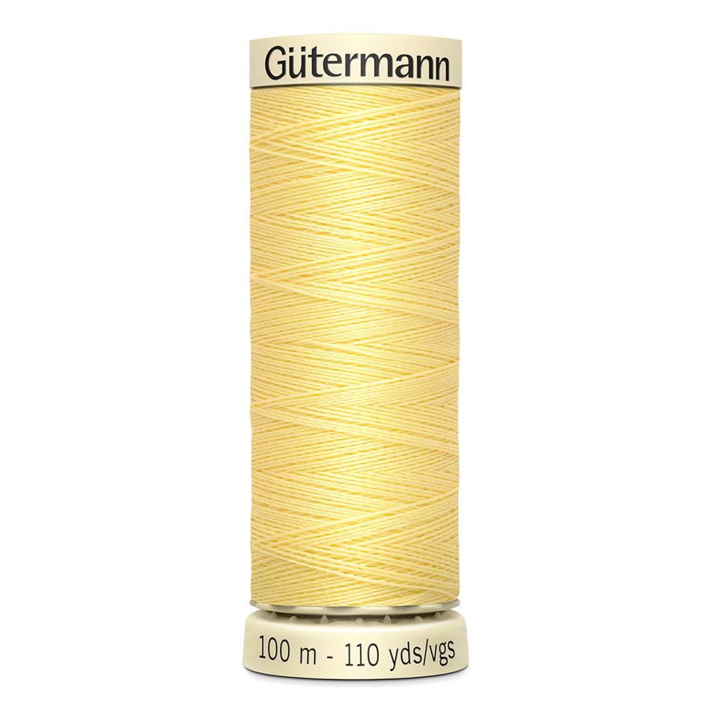 Sew All Thread 100m Reel - Colour 578 Yellow - Gutermann Sewing Thread