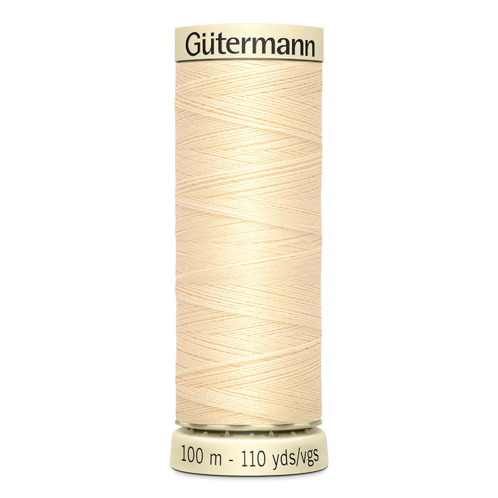 Sew All Thread 100m Reel - Colour 610 Cream Pink - Gutermann Sewing Thread
