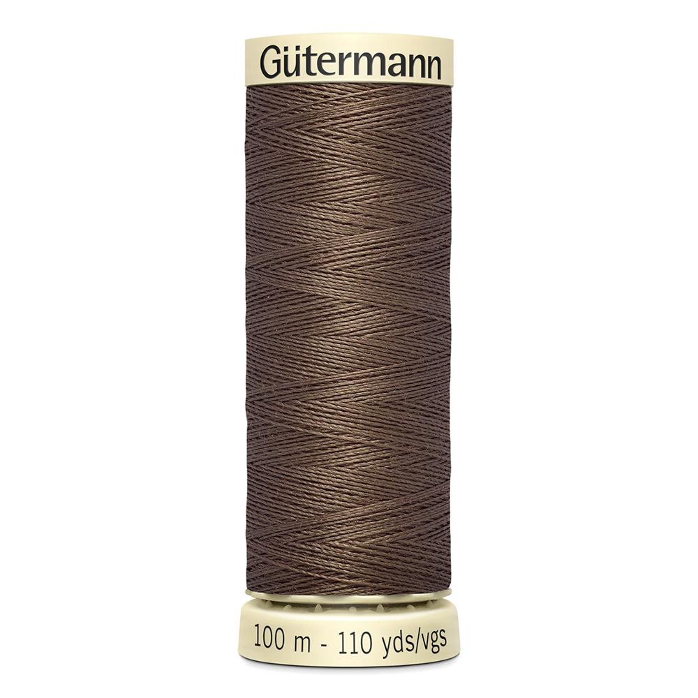 Sew All Thread 100m Reel - Colour 672 Brown - Gutermann Sewing Thread