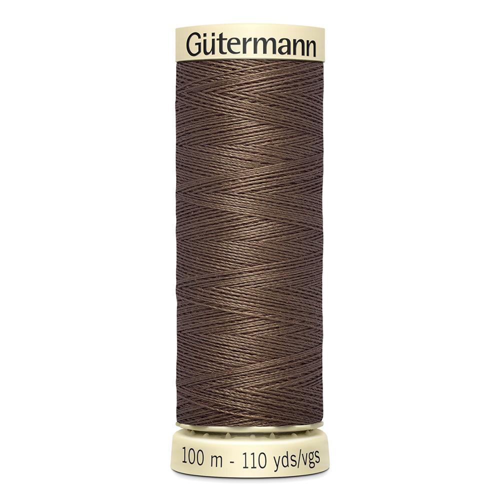Sew All Thread 100m Reel - Colour 672 Brown - Gutermann Sewing Thread