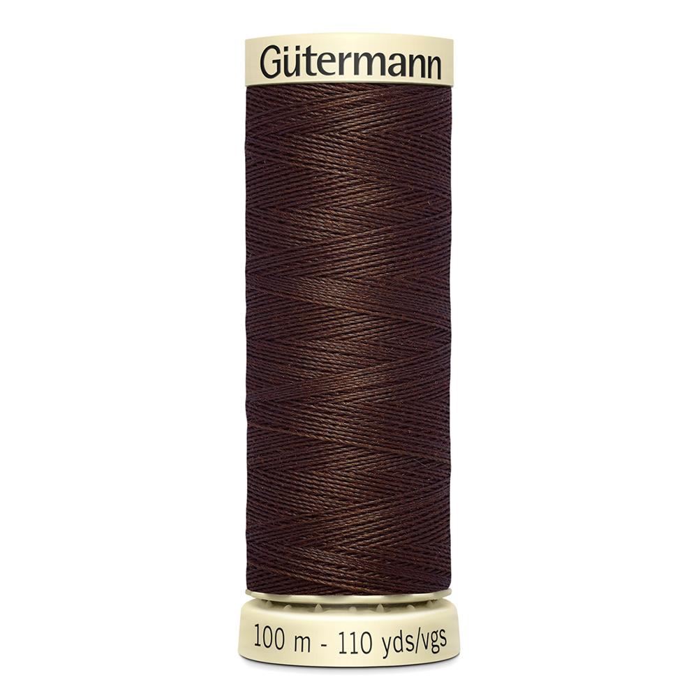 Sew All Thread 100m Reel - Colour 694 Chocolate Brown - Gutermann Sewing Thread