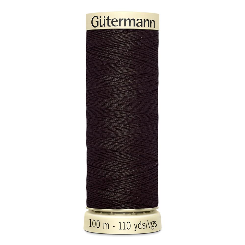 Sew All Thread 100m Reel - Colour 697 Brown - Gutermann Sewing Thread
