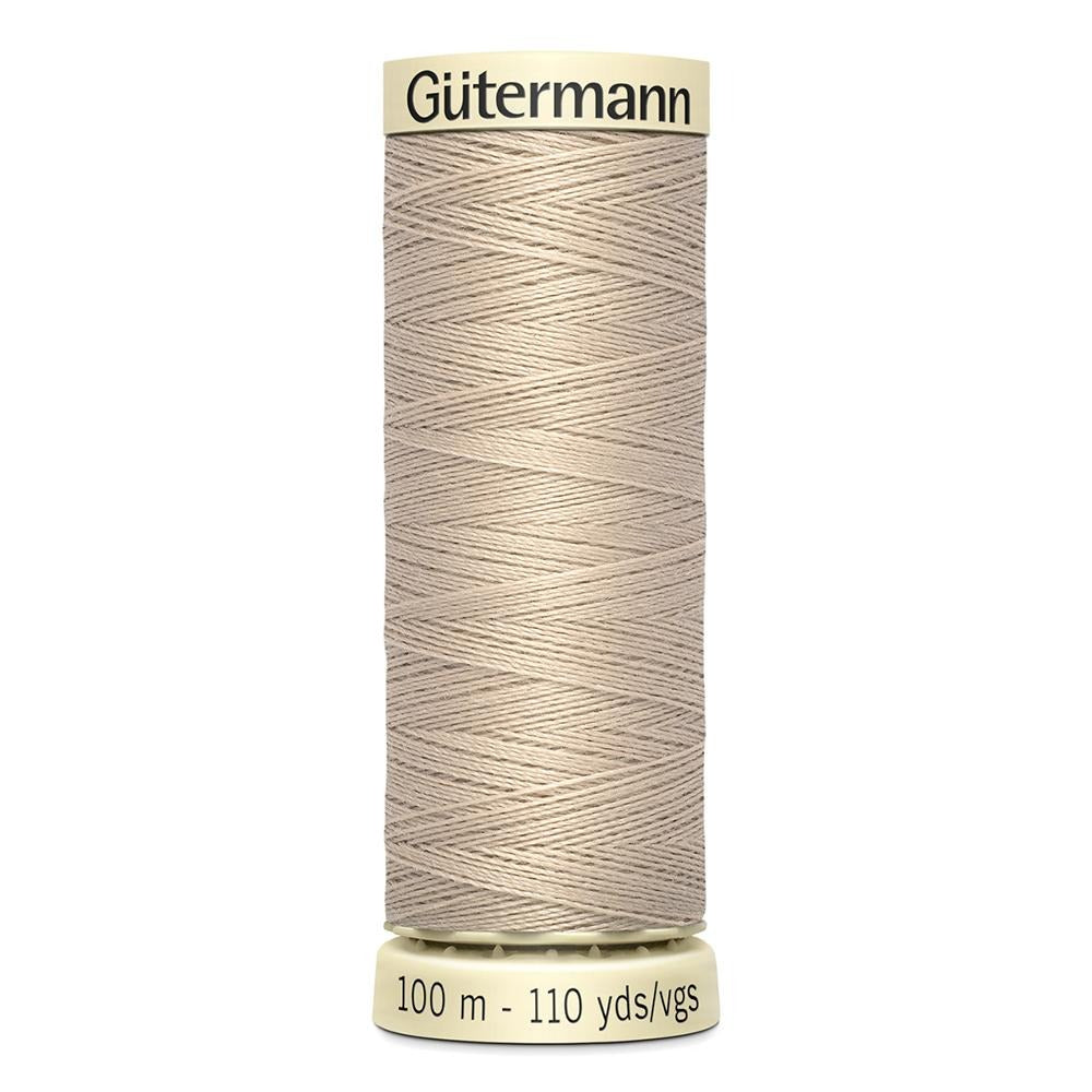 Sew All Thread 100m Reel - Colour 722 Stone Brown - Gutermann Sewing Thread