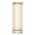 Sew All Thread 100m Reel - Colour 802 Ivory - Gutermann Sewing Thread
