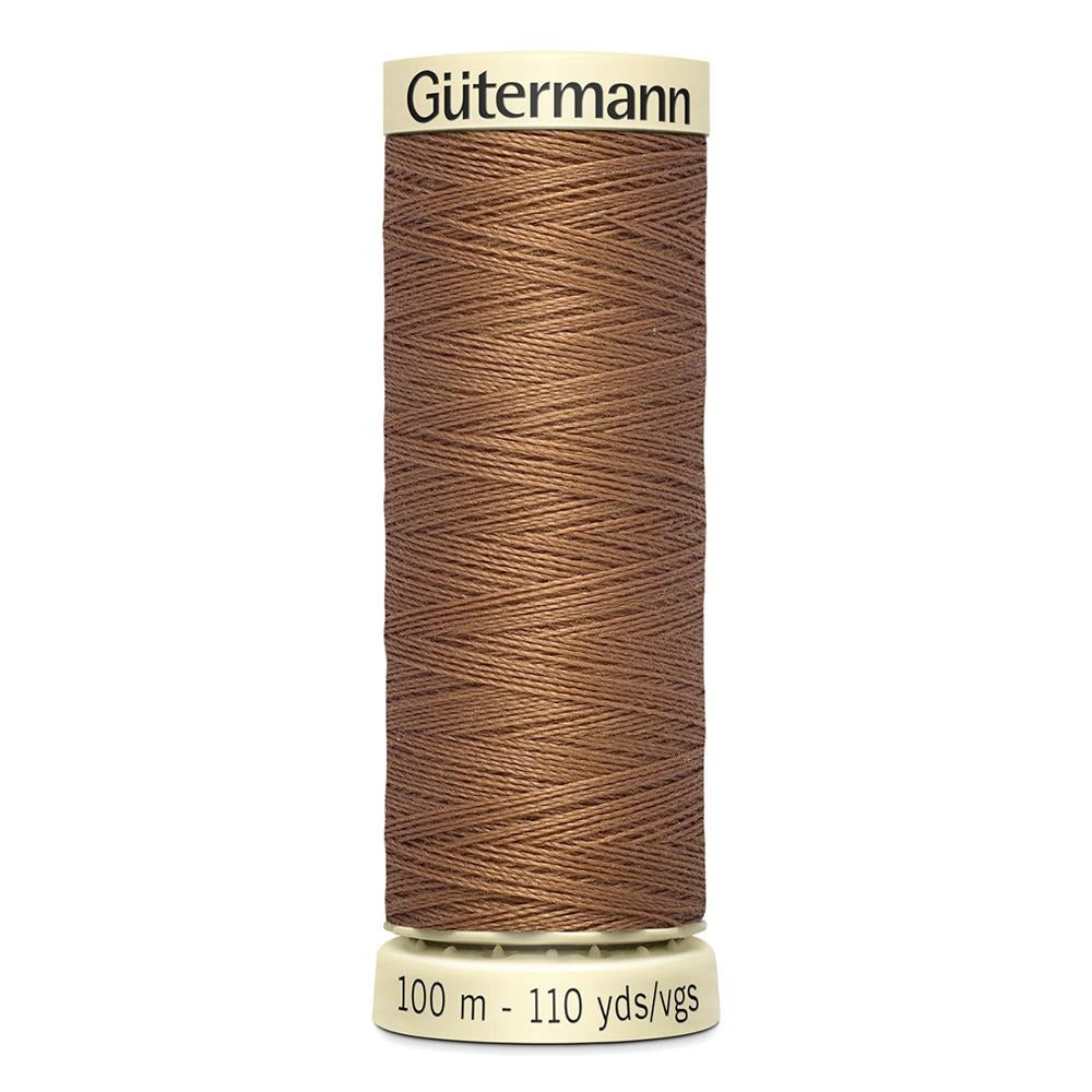 Sew All Thread 100m Reel - Colour 842 Brown - Gutermann Sewing Thread