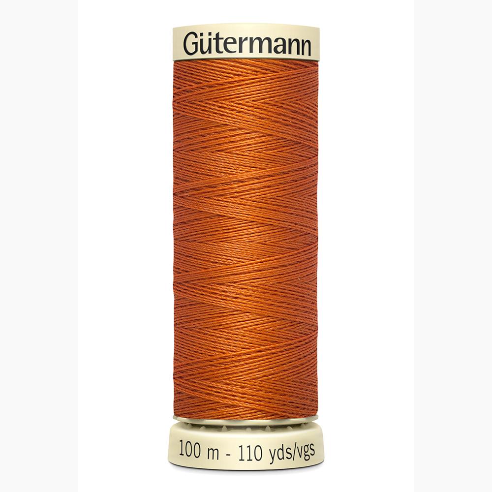 Sew All Thread 100m Reel - Colour 982 Orange Rust - Gutermann Sewing Thread