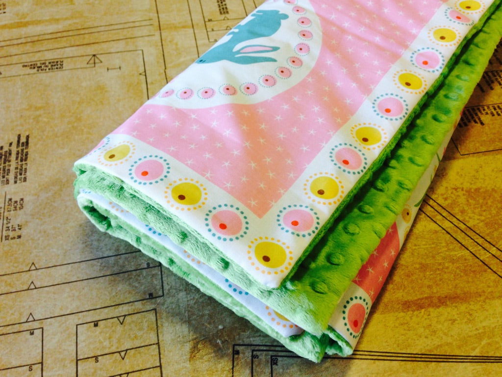 Riley Blake - Woodland Tails 91cm Panel - Blue