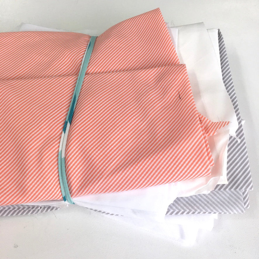 1Kg Woven Cotton Polycotton Fabric Bundle Dead Stock Pack - Big Pieces - Clearance