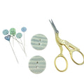 30mm Stripe Ceramic Buttons by Emily-Kriste Wilcox