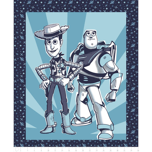 Disney Pixar Toy Story Best Friends 90cm Panel - Frumble Fabrics