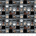 Star Wars Immortals II Heroes in Squares - Frumble Fabrics