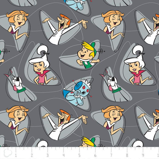 The Jetsons Characters in Shapes in Iron - Frumble Fabrics